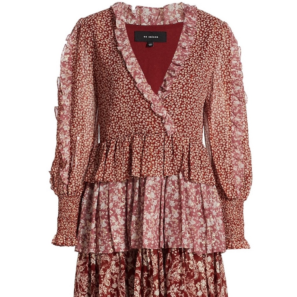 EN SAISON floral mini dress NWT